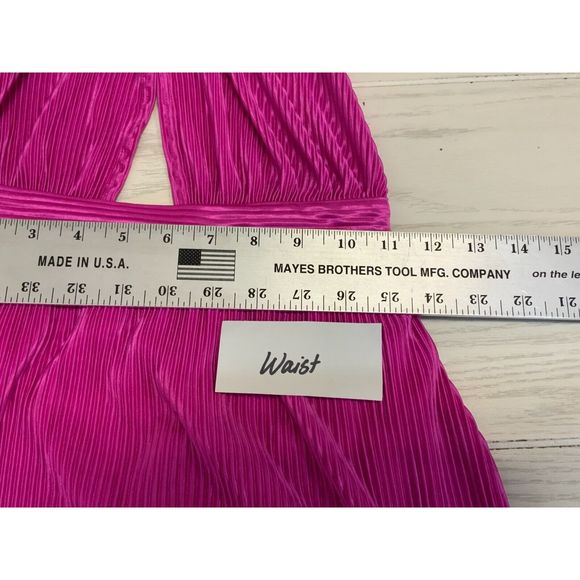 Sincerely Jules High Neck Pleated Dress, Size Small - Picture 7 of 9
